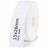 Biele samolepiace štítky na termálne nálepky Niimbot D11 D110 15x26 mm