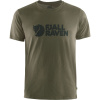 Fjällräven Logo Oliv tričko