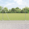 zahrada-XL Plot s stĺpmi Strieborná 1.5 x 10 m Ocel potiahnutá PVC 3353776