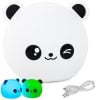 LED RGB dobíjacie mäkké detské svetielko dotykové 1200mAh USB panda