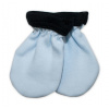 Baby Nellys Dojčenske rukavičky - Little prince - modré, Baby Nellys