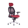 OFFICE PRO s.r.o. Kancelárske kreslo SATURN s lakťovými opierkami, vínová