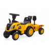Jazdítko, odrážadlo Bager Cat s nakladacou lyžicou, žltý