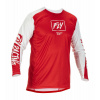 FLY RACING dres LITE, FLY RACING - USA 2022 (červená/bílá)