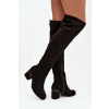 Dámske vysoké čižmy JH23-50 čierne - Zaretta 41