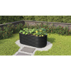Vyvýšený záhon Vitavia Vita 630 Basic 162,1x82,1x63 cm plechový čierny