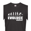 Pánské tričko pre kuželkárov Evolúcia kolky, Barva Černá, Velikost 5XL Bezvatriko.cz 0434