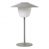 Blomus Přenosná LED lampa ANI LAMP teplá šedá