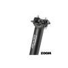 Sedlovka AL Zoom so zámkom, čierna 31,6x350mm