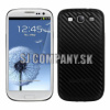 Výmenný kryt Samsung Galaxy S3 – Carbon – čierna