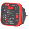 Tester elektrických zásuviek RCD Uni-T UT07B-EU