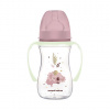 Canpol babies Antikoliková fľaša EasyStart SLEEPY KOALA 240ml ružová