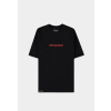 Cyberpunk 2077 - Men's Short Sleeved T-shirt (Loose fit) Velikost: L, Barva: Black