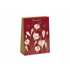 Argus Taška darček. T5L celor. (235x330x115mm), bordó biele kvety