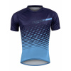 Dres FORCE MTB ANGLE krátky rukáv modrý XS