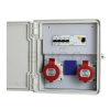 SCAME Zapustená zásuvková rozvodnica DCK, 1x16A+1x32A/400V/5P + 2x230V, istená s prúdovým chráničom, IP54