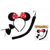 Wiky Set karneval - myška čierna WKW026115