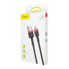 Baseus Baseus Type-C Cafule cable 2A, 3m Red/Black (CATKLF-U91)