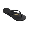 Havaianas Slim Logo Metallic Black Gold H4119875-1924