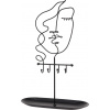 Stojan na šperky Abstraktná tvár, čierna