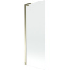 Mexen Next L, 1-krídlová vaňová zástena 70 x 150 cm, 6mm číre sklo, zlatý lesklý profil, 895-070-000-03-00-50