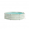 Swim Essentials Swim Essentials Okrúhly bazén s konštrukciou Essence Luxe Old Green Stripe 305x76