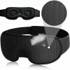 Maska na spanie - Black Black Black Sleep Band Band (3D Premium Sleep Mask Sleep Band)