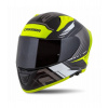 Prilba Aero Drome, CASSIDA (čierna/žltá fluo/biela/sivá) 2026 L (59 až 60 cm)