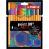 Sada linerov STABILO point 88/18S ’ARTY’