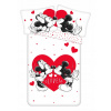 Jerry Fabrics Obliečky Mickey and Minnie Love 05 140x200 70x90