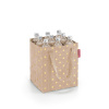 Nákupná taška na fľaše Reisenthel Bottlebag Metallic dots coffee