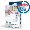 GEMBIRD TA-UC-PDQC65L-W-01, Nabíjačka, USB/USB-C
