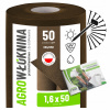 Mulčovacia agrotextília (proti burinám) hnedá 160 x 5000 cm 50 g/m²