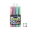 CENTROPEN 8542/4 Highlighter Flexi, pastelové zvýrazňovače, šírka stopy 1-5mm, zrezaný flexi hrot, v plastovom obale (4 farby)