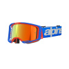 Brýle VISION 8 WORDMARK, ALPINESTARS (modrá/oranžová, zrcadlové červené plexi) 2025