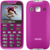 EVOLVEO EasyPhone XR mobilný telefón pre seniorov s nabíjacím stojanom ružový