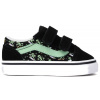 VANS Old Skool V Glow Cosmic Cruisers BLACK/GREEN - 19