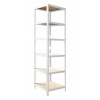 Meets-ecommerce UG Kovový regál 180x70x60, 4-6 políc Farba: Biela, Počet polic: 6 políc