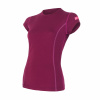 Dámske tričko kr.rukáv SENSOR MERINO ACTIVE lilla XXL