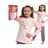 Dievčenské pyžamo - psík Scottie - s 3D brmbolcom 158-164 Ružová Dlhé