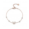 Oliver Weber Nežný bronzový náramok s motýlikom Nantosuelta Magic Blossoms 32335RG