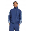 Bunda adidas Originals Firebird Tracktop pánska, tmavomodrá farba, prechodná, JP1253 L