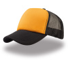 Atlantis Headwear Kšiltovka Rapper, 5 panelová, síťovaná COT33207098399-yellow/blac UNI Žlutá/černá