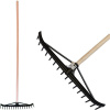 Longbow Hrable 16 zubé, plast, s násadou