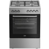 Kombinovaný sporák (plynový a elektrický) BEKO FBE62130GXDN 60 cm