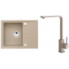 Set Alveus (dřez Intermezzo 30 Beige 55 + baterie Afra Beige 55) SETA20156