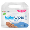 4X WATERWIPES Utierky vlhčené Newborn&Baby 3in1 60 ks (240 ks)