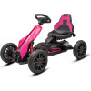 Go-kart Baby Mix detská šliapacia motokára Speedster ružová