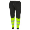 Bennon FOTIS TROUSERS HI-VIS Pracovné nohavice XXL, Čierna-Reflexná žltá