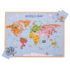 Bigjigs Toys Drevené puzzle mapa sveta